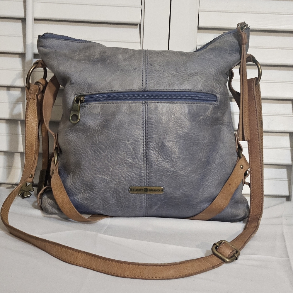 Lucky Brand Blue Distressed Bag FINAL MARKDOWN